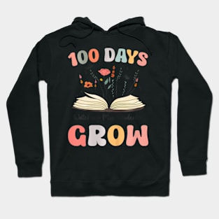 100 Day Watching My Students Grow 100 Days Of School Teacher Hoodie